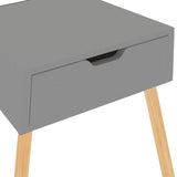 Bedside Cabinets 2 pcs Grey 40x40x56 cm Engineered Wood - Extra Image