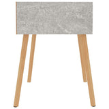Bedside Cabinet Concrete Grey 40x40x56 cm Engineered Wood - Top-Down View