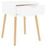 Bedside Cabinets 2 pcs High Gloss White 40x40x56 cm Engineered Wood