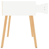 Bedside Cabinets 2 pcs High Gloss White 40x40x56 cm Engineered Wood - Close-Up Angle