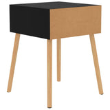 Bedside Cabinets 2 pcs High Gloss Black 40x40x56 cm Engineered Wood - 45-Degree Angle