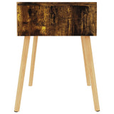 Bedside Cabinet Smoked Oak 40x40x56 cm Engineered Wood - Top-Down View