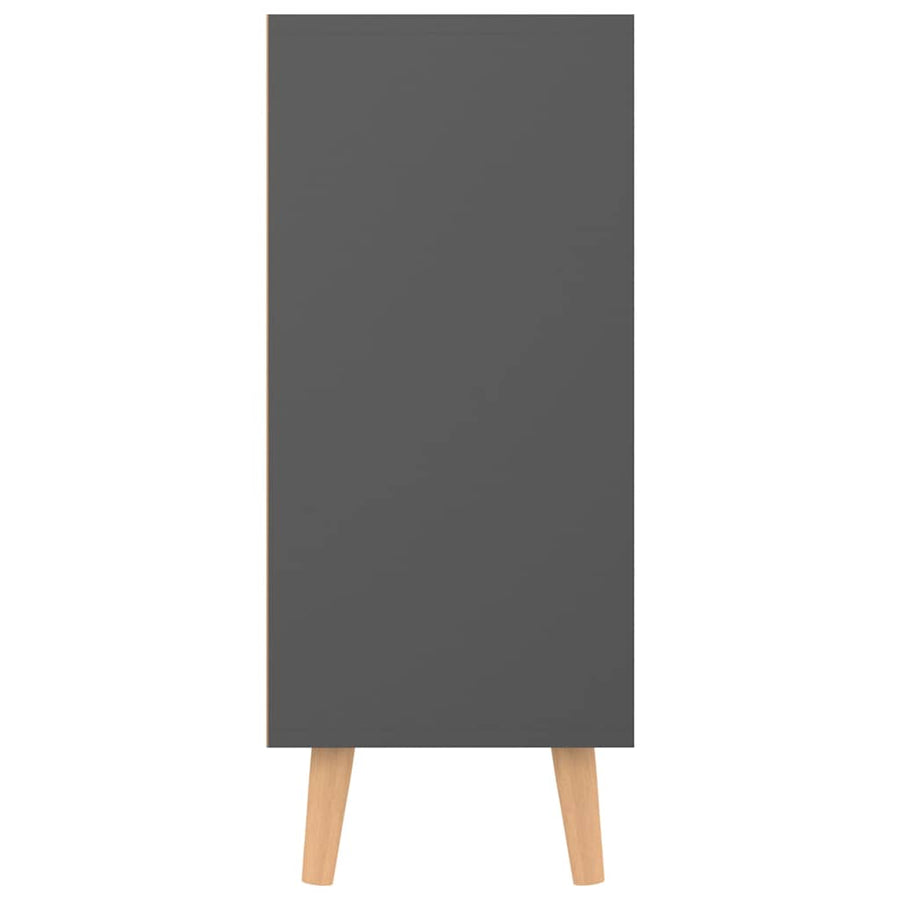 Sideboard Grey 90x30x72 cm Engineered Wood