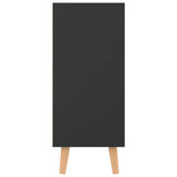 Sideboard High Gloss Black 90x30x72 cm Engineered Wood