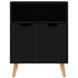 Sideboard Black 60x30x72 cm Engineered Wood - Side View