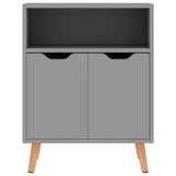 Sideboard Grey 60x30x72 cm Engineered Wood - Side View