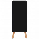 Sideboard High Gloss Black 60x30x72 cm Engineered Wood