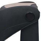 Folding 3-Step Dog Stairs Black - Low Angle