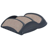 Folding 3-Step Dog Stairs Dark Grey - Rear View
