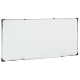 Magnetic Whiteboard White 110x60 cm Steel - Side View