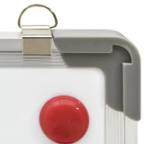 Magnetic Whiteboard White 110x60 cm Steel - Rear View