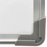 Magnetic Whiteboard White 110x60 cm Steel - Close-Up Angle