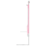 Toddler Safety Bed Rail Pink 120x25 cm Fabric - Top-Down View
