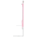 Toddler Safety Bed Rail Pink 140x25 cm Fabric