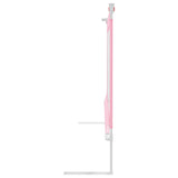 Toddler Safety Bed Rail Pink 160x25 cm Fabric - Top-Down View