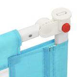 Toddler Safety Bed Rail Blue 90x25 cm Fabric - Close-Up Angle
