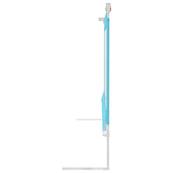 Toddler Safety Bed Rail Blue 120x25 cm Fabric - Top-Down View
