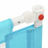Toddler Safety Bed Rail Blue 160x25 cm Fabric - Close-Up Angle