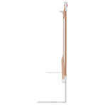 Toddler Safety Bed Rail Taupe 100x25 cm Fabric