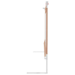 Toddler Safety Bed Rail Taupe 200x25 cm Fabric