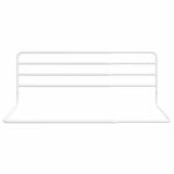 Toddler Safety Bed Rail White (76-137)x55 cm Iron