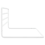 Toddler Safety Bed Rail White (76-137)x55 cm Iron - Top-Down View