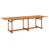 Garden Dining Table 280x90x75 cm Solid Wood Acacia
