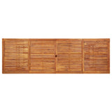 Garden Dining Table 280x90x75 cm Solid Wood Acacia