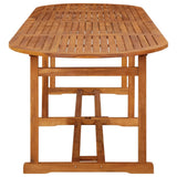 Garden Dining Table 280x90x75 cm Solid Wood Acacia
