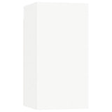 TV Cabinet White 30.5x30x60 cm Engineered Wood - Front View