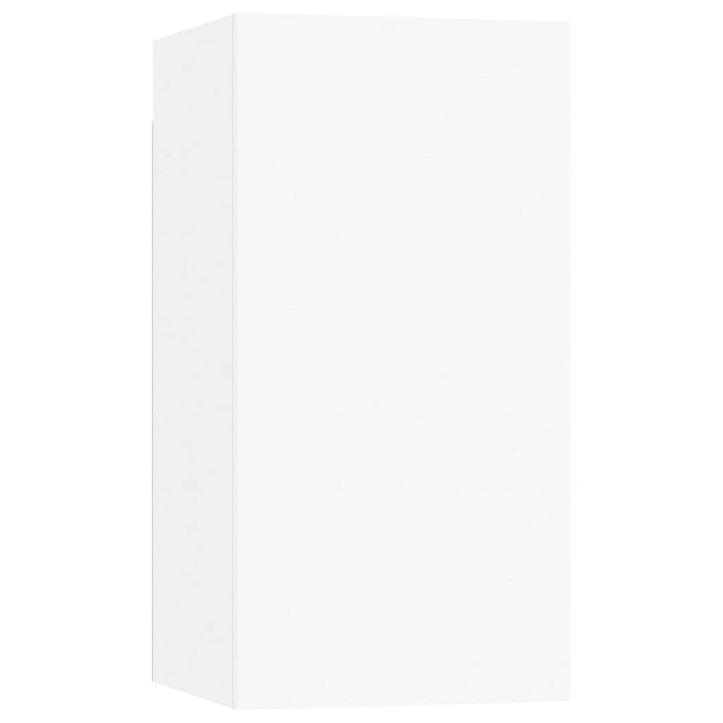 TV Cabinets 2 pcs White 30.5x30x60 cm Engineered Wood
