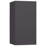 TV Cabinet Grey 30.5x30x60 cm Engineered Wood - Front View