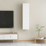 TV Cabinets 2 pcs White and Sonoma Oak 30.5x30x60 cm Engineered Wood - Extra Image