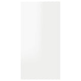 TV Cabinet High Gloss White 30.5x30x60 cm Engineered Wood - Side View
