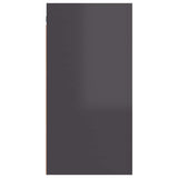 TV Cabinets 2 pcs High Gloss Grey 30.5x30x60 cm Engineered Wood - Extra Image