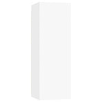 TV Cabinet White 30.5x30x90 cm Engineered Wood
