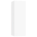 TV Cabinet White 30.5x30x90 cm Engineered Wood - Front View