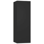 TV Cabinet Black 30.5x30x90 cm Engineered Wood