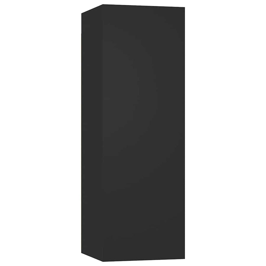TV Cabinet Black 30.5x30x90 cm Engineered Wood