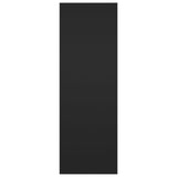 TV Cabinet Black 30.5x30x90 cm Engineered Wood - Side View