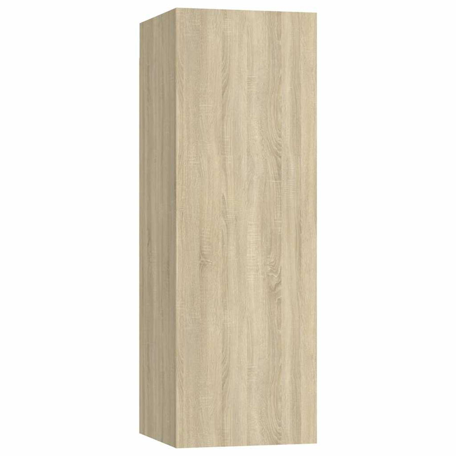 TV Cabinets 2 pcs Sonoma Oak 30.5x30x90 cm Engineered Wood