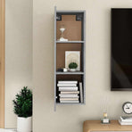 TV Cabinet Concrete Grey 30.5x30x90 cm Engineered Wood