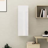 TV Cabinet High Gloss White 30.5x30x90 cm Engineered Wood - Extra Image