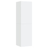 TV Cabinet White 30.5x30x110 cm Engineered Wood - Front View