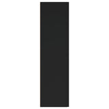 TV Cabinet Black 30.5x30x110 cm Engineered Wood - Top-Down View