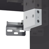 TV Cabinet High Gloss Black 30.5x30x110 cm Engineered Wood - Close-Up Angle