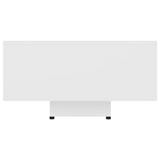 Coffee Table White 85x55x31 cm Engineered Wood