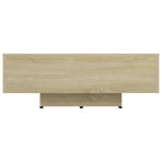 Coffee Table Sonoma Oak 85x55x31 cm Engineered Wood