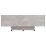 Coffee Table Concrete Grey 85x55x31 cm Engineered Wood