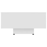 Coffee Table White 100x49.5x31 cm Engineered Wood